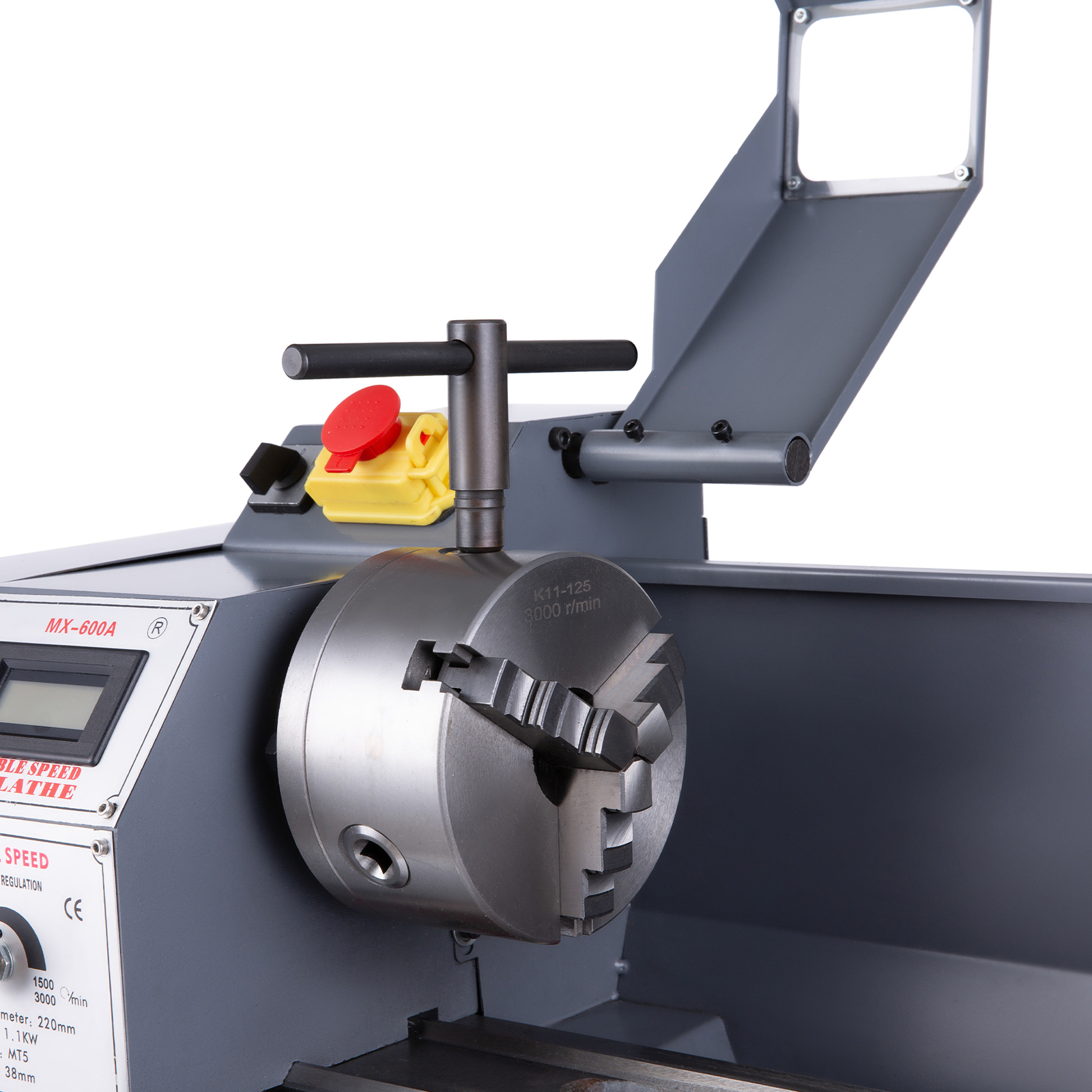 CRENEX 22x60cm Mini Metal Lathe Digital Drilling Machine 1100W Wood