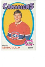 1971-72 Topps Hockey - #84 Pete Mahovlich, Montreal Canadiens (NRMT-MT)