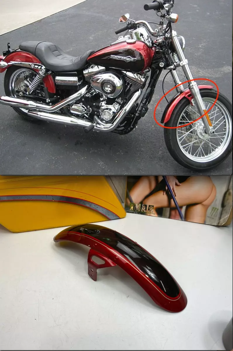 Genuine Harley Davidson Dyna Super Glide Custom Front Fender