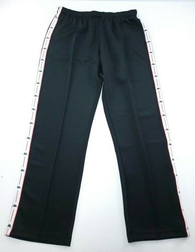 Kappa Men's 2XL Authentic JPN Bailor Pants Regular Fit Black/Red/White NWT - Picture 4 of 12