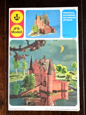 1957 Vintage JFS Wasserburg Konradsheim bei Lachenich Erftstadt 3D Paper Model