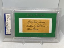 2010  Bill Billy William Herold TERRY Heinie Mueller AUTO PSA/DNA 1/1 H.O.F