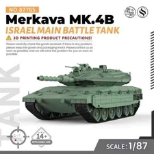 SSMODEL SS87765 1/87 Military Model Kit Israel Merkava MK.4B Main Battle Tank