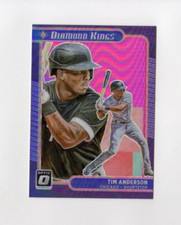 2021 Donruss Optic Tim Anderson #7 Pink Diamond Kings Chicago White Sox