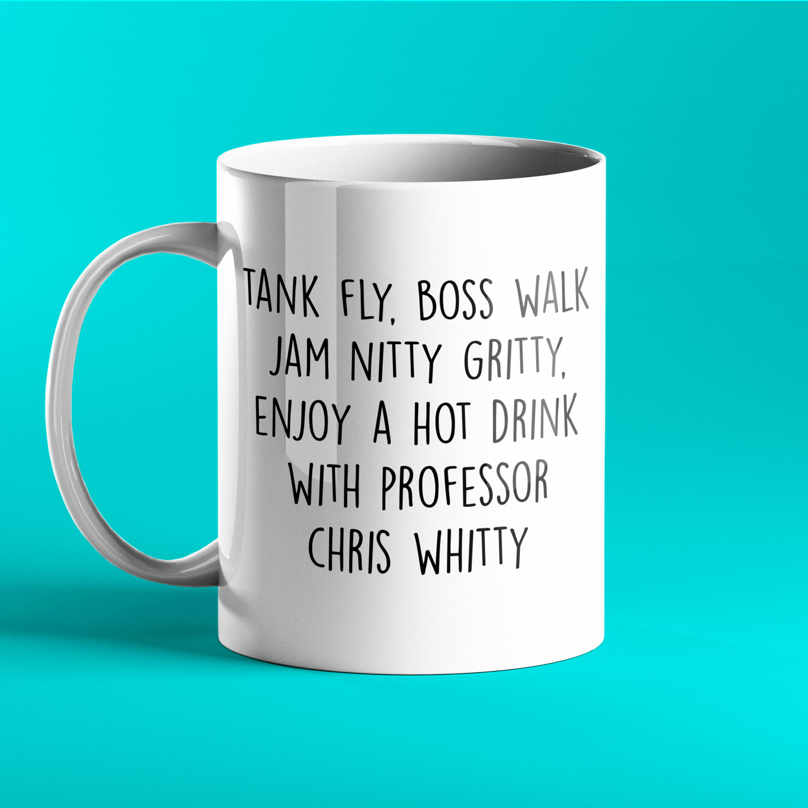 Chris Whitty Mug Personalise Tank Fly Boss Walk