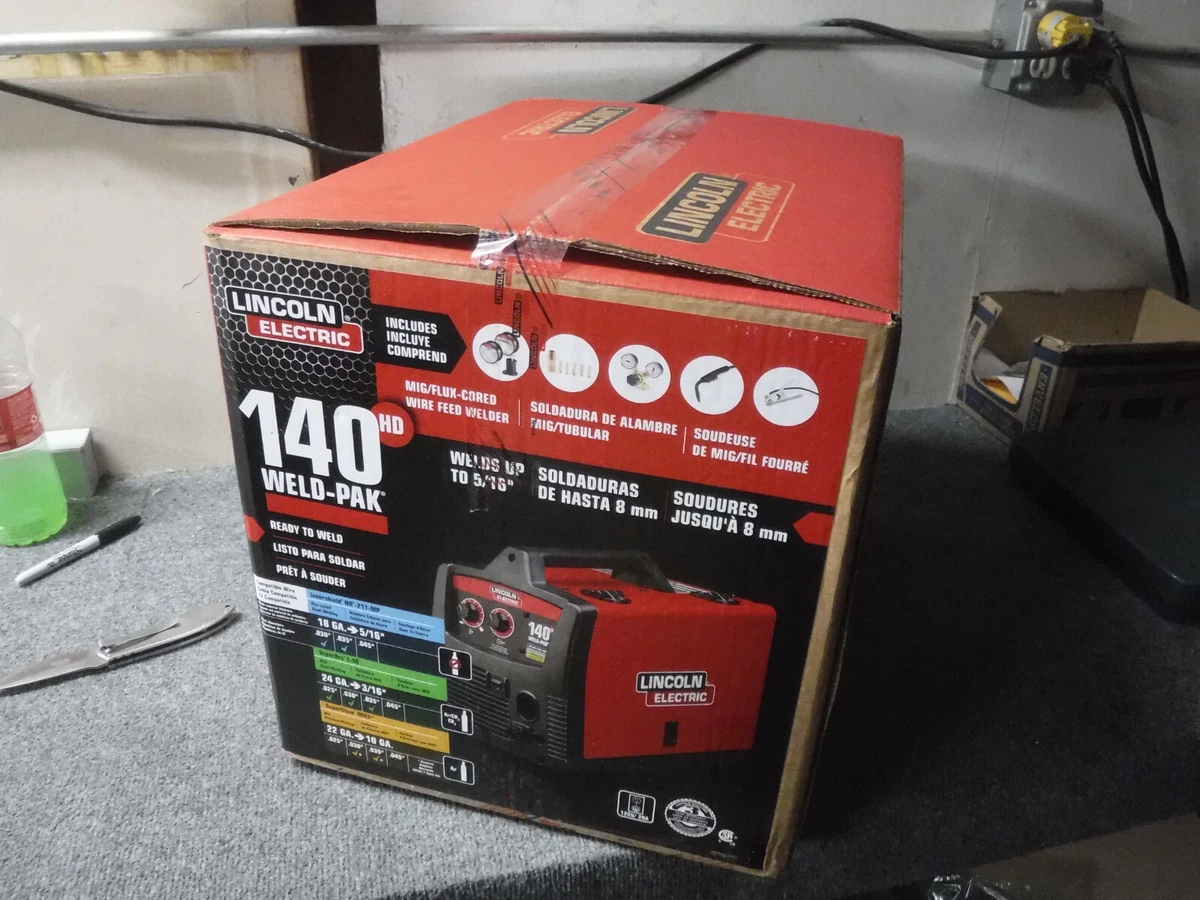 NEW Lincoln Electric Weld Pak 140 HD MIG Wire Feed Welder K2514 1