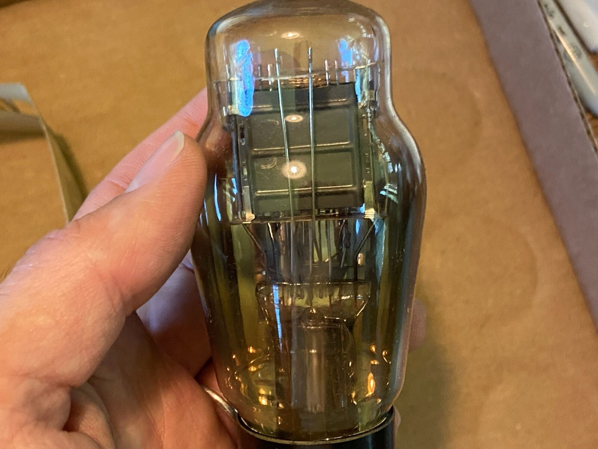 NOS NIB Vintage 1945 National Union Type 46 Tube Tested