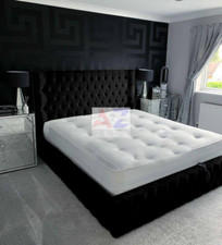 Frankfurt Bed With Storage, Ottoman Gas Lift Storage Bed in Plush Velvet!!!