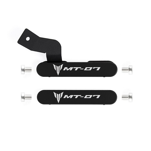 For Yamaha MT-07 MT07 FZ-07 Pillion Footpeg Footrest Removal Blanking Plate Set - Picture 3 of 8