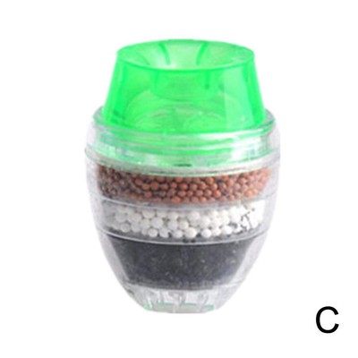 Kitchen Bathroom Sink Faucet Tap Water Filter Zeolite Carbon Filtration Purifier