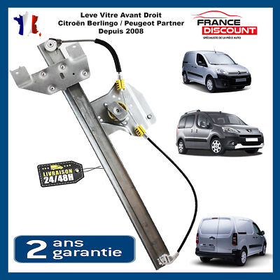 Mécanisme Lève-Vitre Manuel Avant Droit Passager Pour Berlingo Partner 1996-2008 - Réf 9222A4 9222G1 - Sans Manivelle