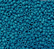 Dark Teal Mini Pony Beads made in USA 1000pc crafts kids school kandi