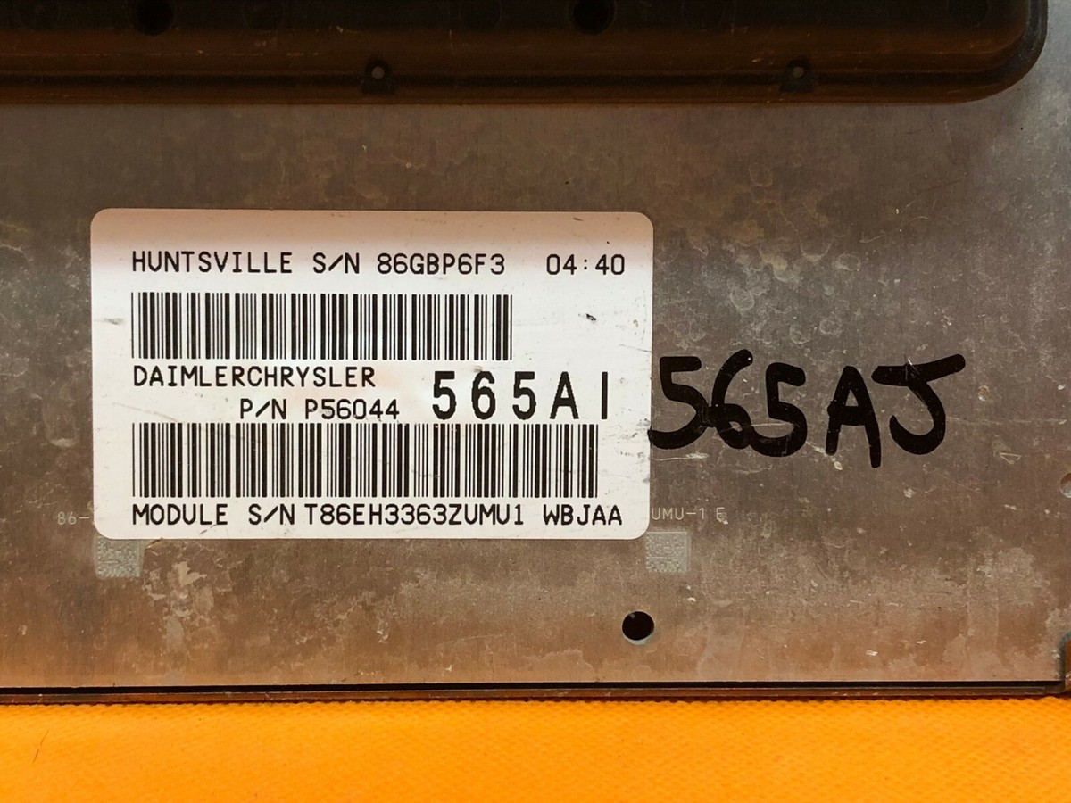 UPDATED REFLASHED VIN NO SKIM 04 GRAND CHEROKEE ECM ECU PCM MODULE