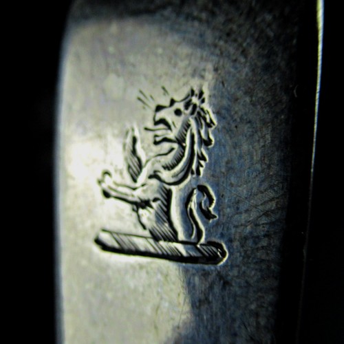 Uralter Teelöffel 925 Sterling Silber Henry Holland London 1875 Spatenmuster 14g - 第 3/4 張圖片