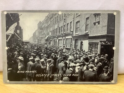 Bird Market, Sclatter Street, Club Row, London, Posted E.L.P. Co Serie Postkarte