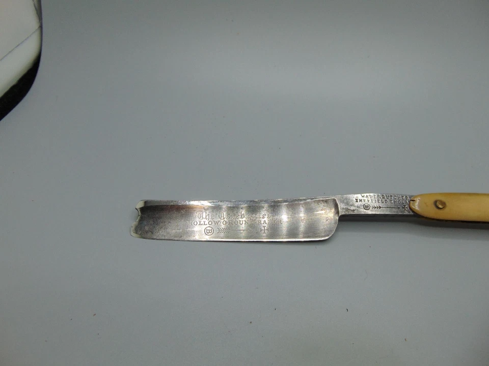 vintage Wade & Barber Sheffield folding Hollow Ground Razor knife 9 1/2" long - Image 2 of 4