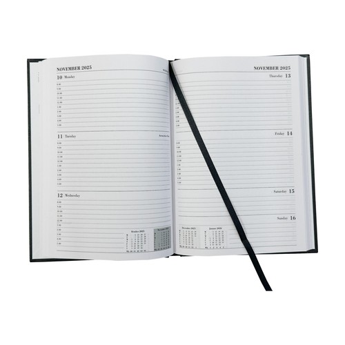 Diario accademico 2024-2025 anno scolastico A5 settimana da visualizzare retro rigido per ufficio scolastico - Foto 2 di 105