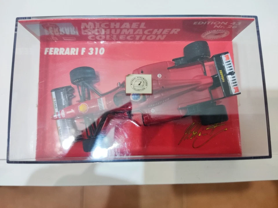 Modellino FERRARI F 310 MICHAEL SCHUMACHER COLLECTION EDITION 43 NR26 Scala 1/43 - Immagine 2 di 4