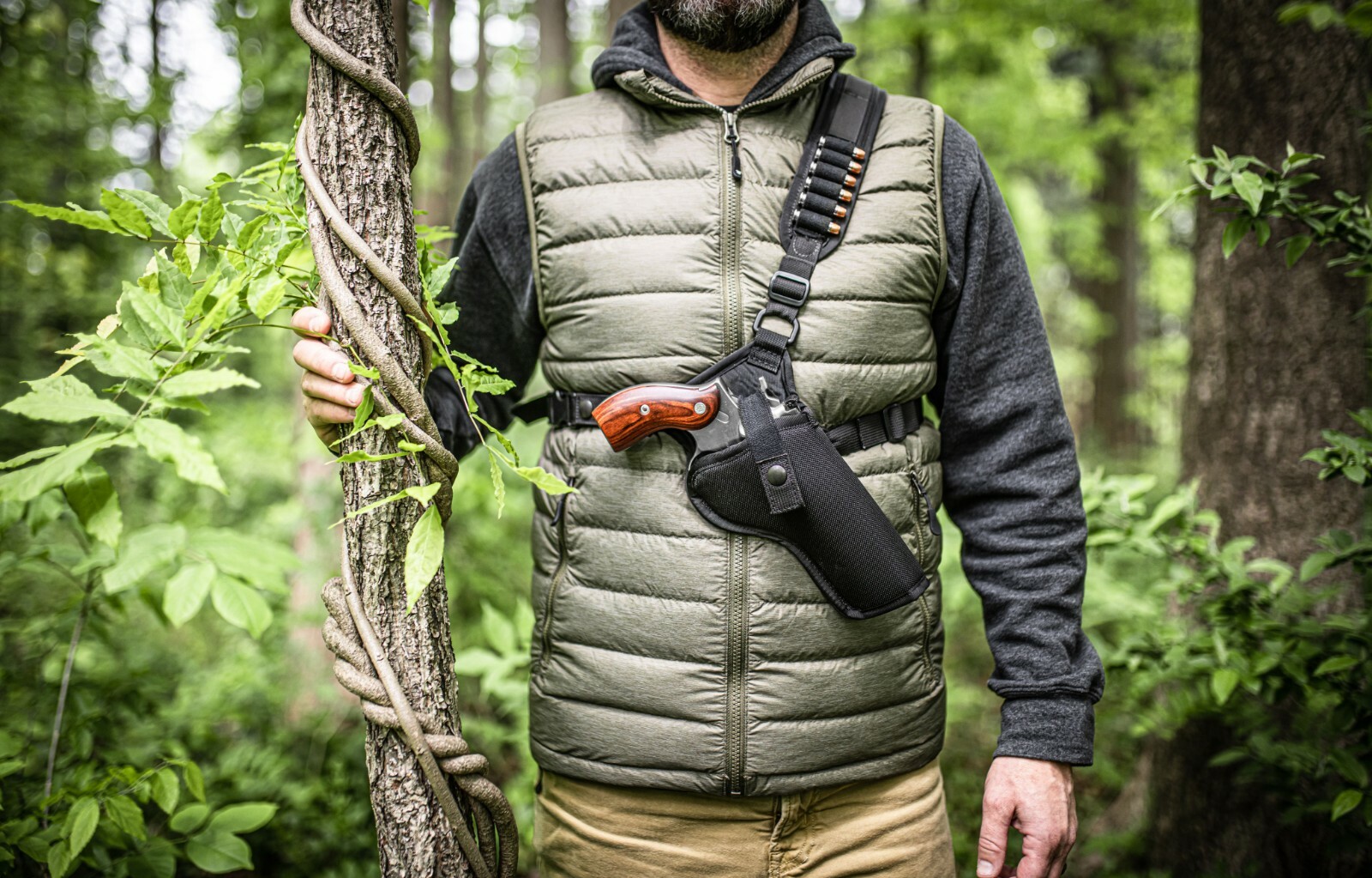 The Denali™ Chest Holster - MADE IN THE USA - The ULTIMATE gun holster