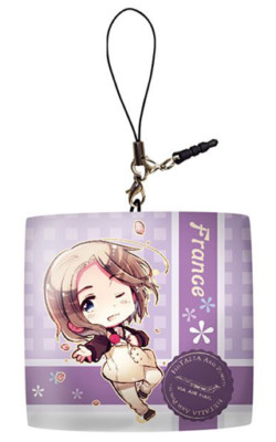 mini cushion strap accessory earphone jack Hetalia Axis Powers anime France
