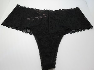 black lace underwear victoria's secret