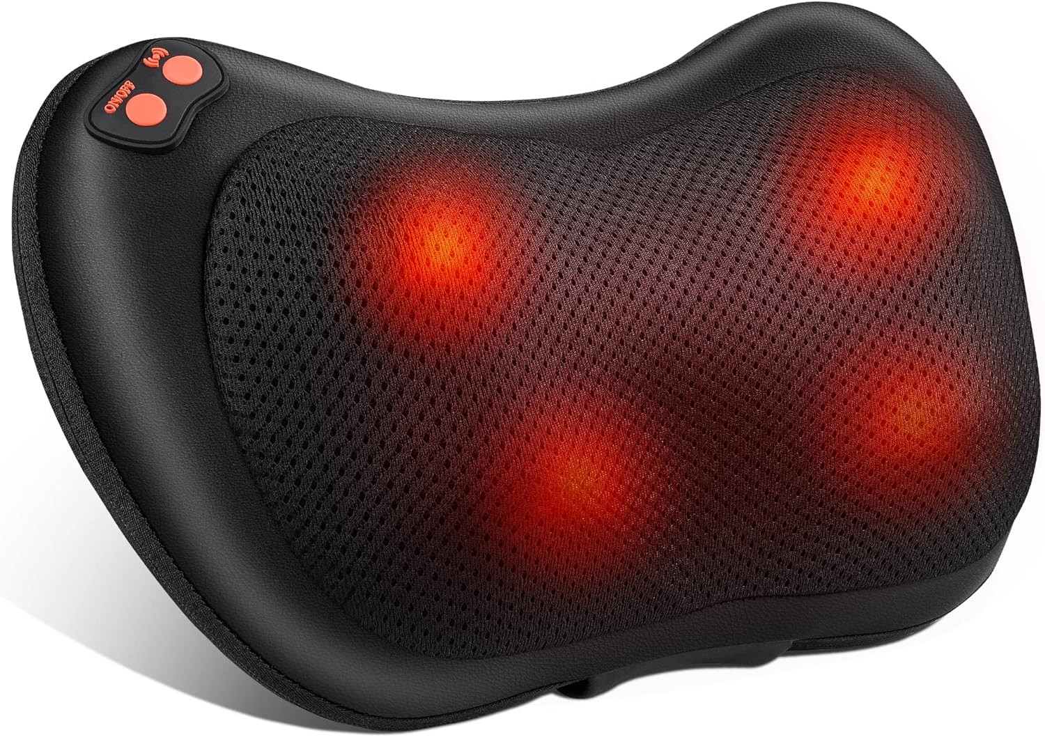 Cuscino Massaggiante Riscaldato Relax Casa e Ufficio Shiatsu 3 Speeds