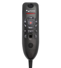 Nuance PowerMic III Dictation Microphone Dragon with Curly Cord 2ft up to 4ft