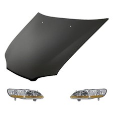 For Honda Accord 98-00 3-piece Kit Driver And Passenger Side Headlight Lenses