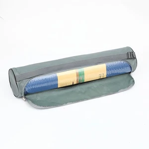Adjustable Oxford Cloth Yoga Mat Bag Waterproof Zipper Gym E