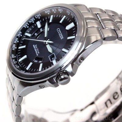 Unused CITIZEN COLLECTION CB0011-69L Blue Black Eco-Drive Quartz