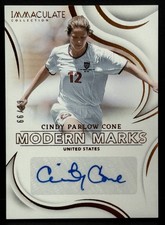2024-25 Panini Immaculate Soccer USWNT Cindy Parlow Cone Modern Marks Auto /99