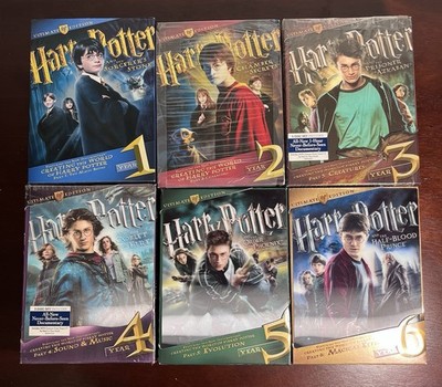 Harry Potter Years 1-6 Ultimate Edition DVD Bundle - 3-Disc Sets