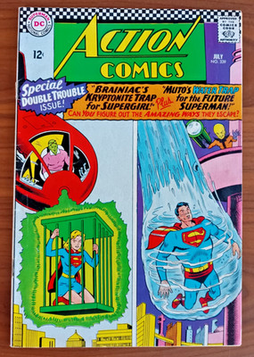 Action Comics #339 (DC Comics July 1966) Superman Supergirl Silver Age
