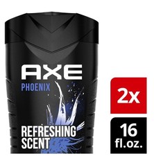Axe Phoenix Crushed Mint  Rosemary Refreshing Scent Body Wash, 16 oz