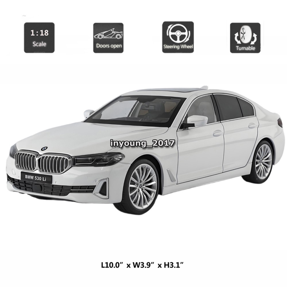 1/18 530Li 2023 Model Car Diecast Sedan Metal Vehicles Collection