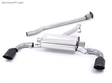 Milltek Racing-Komplettanlage für Subaru BRZ je 115mm dopelwandig BLACK