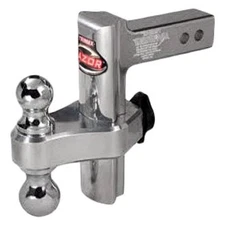 Trimax TRZ8AL - Class 4 Razor Aluminum Adjustable 8" Drop Dual Ball Mount for