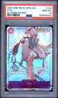 2023 ONE PIECE OP02-PARAMOUNT WAR ALTERNATE ART #120 UTA PSA 10