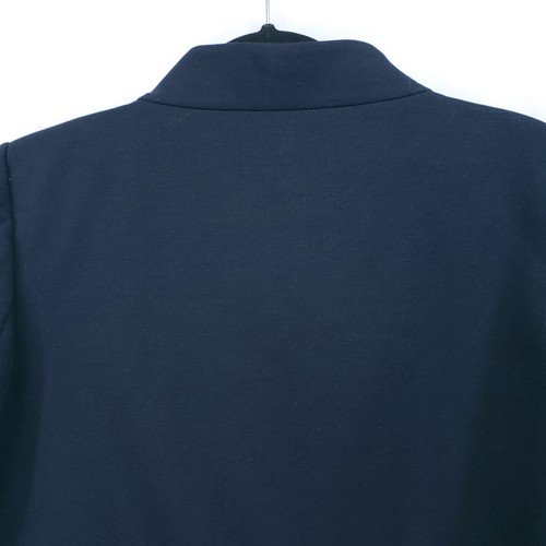 Isabel and Nina Navy Blue Big Button Preppy Short Blazer with Pockets Size 10 - Picture 12 of 15