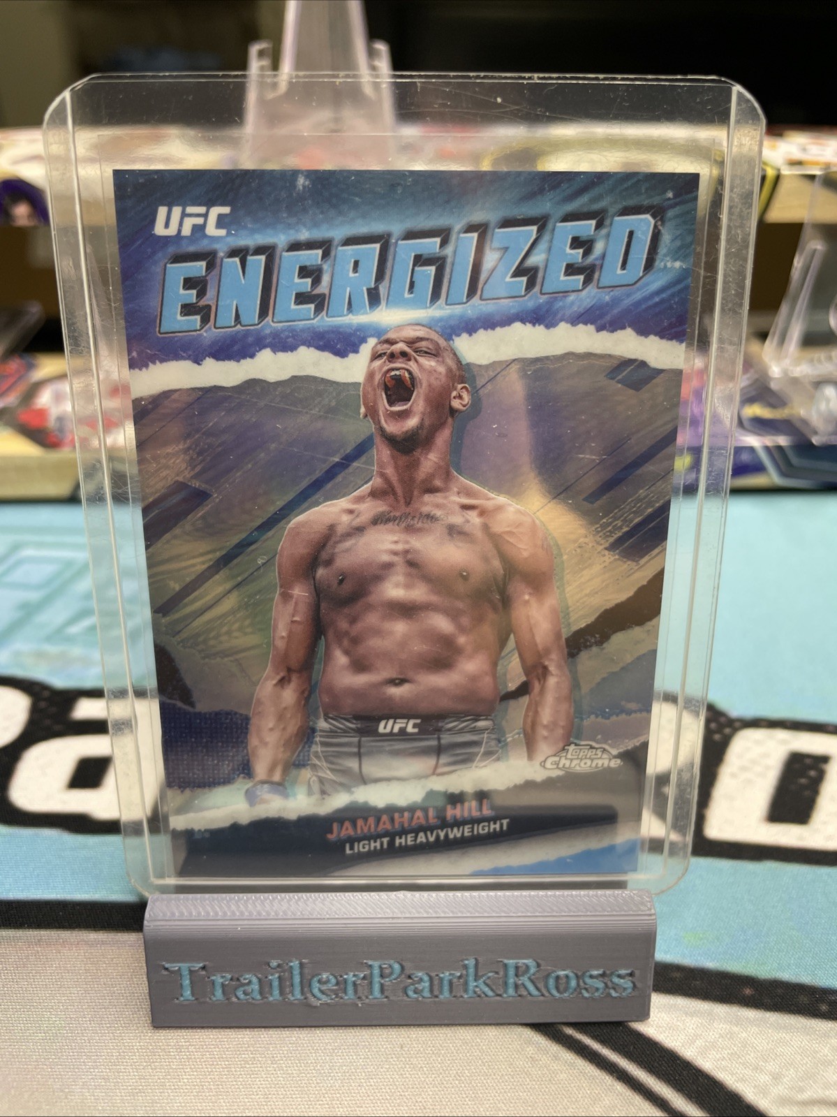 2024 Topps Chrome UFC - Energized Jamahal Hill #TME-9