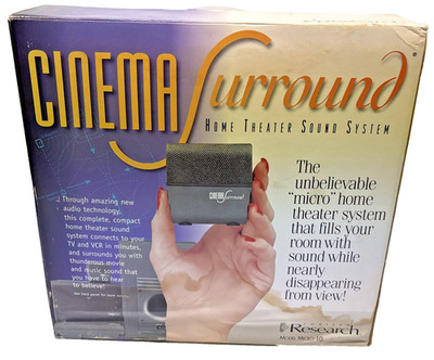 Emerson Research Cinema Audio Home Theater Sound System Black Surround Micro 10