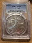 2008 Silver American Eagle PCGS MS-69 - Spotless and blast White!