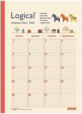  2026 Edition Planner Nakabayashi Logical Diary 2026 Monthly Notebook Type A /