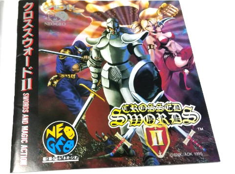 Crossed Swords II 2 Neo Geo CD SNK ADK Retro Action Game Japan Import Tested