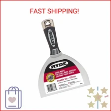 Hyde Tools 06878 Joint Knife,Flexible, 6", Black