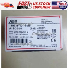 1pc ABB A16-30-10 Contactor 24V、110V50Hz/110-120V60Hz、380-415V US Free TAX