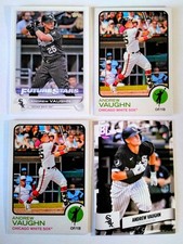 ANDREW VAUGHN LOT 2022-24 Topps Future Stars #120, Heritage #266, Big League #89