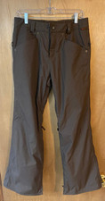 BURTON Snowboard Ski Snow Pants Women's Brown Insulated - Size S