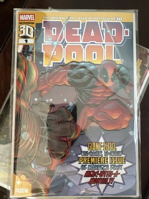 Deadpool #1 3D With Glasses Facsimile Marvel Comics 