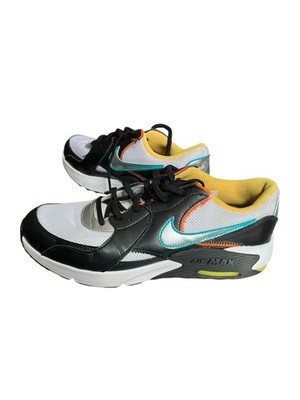 Nike Air Max Excee GS Boys 7Y White Black Chrome Sneakers CJ2002-100